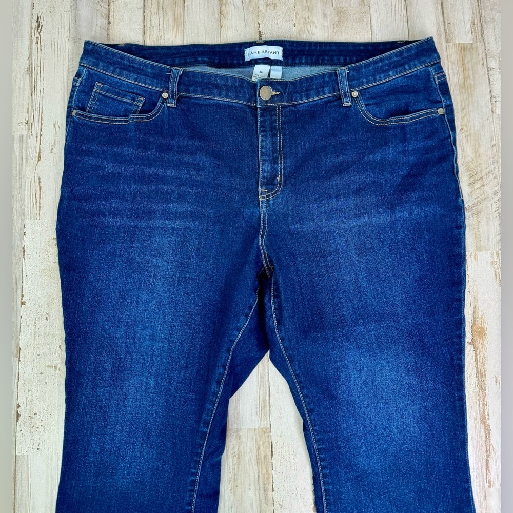Lane Bryant Capri Jeans Womens 20 (44x21) Blue Denim High Rise - Picture 2 of 10
